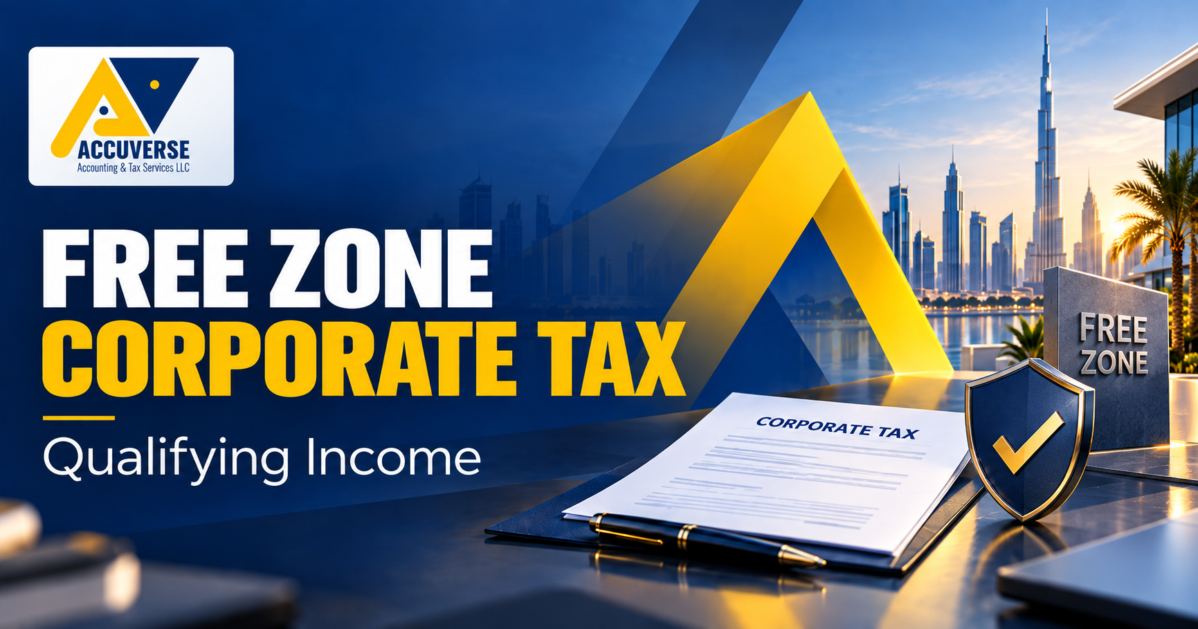 UAE free zone business reviewing Corporate Tax qualifying income conditions