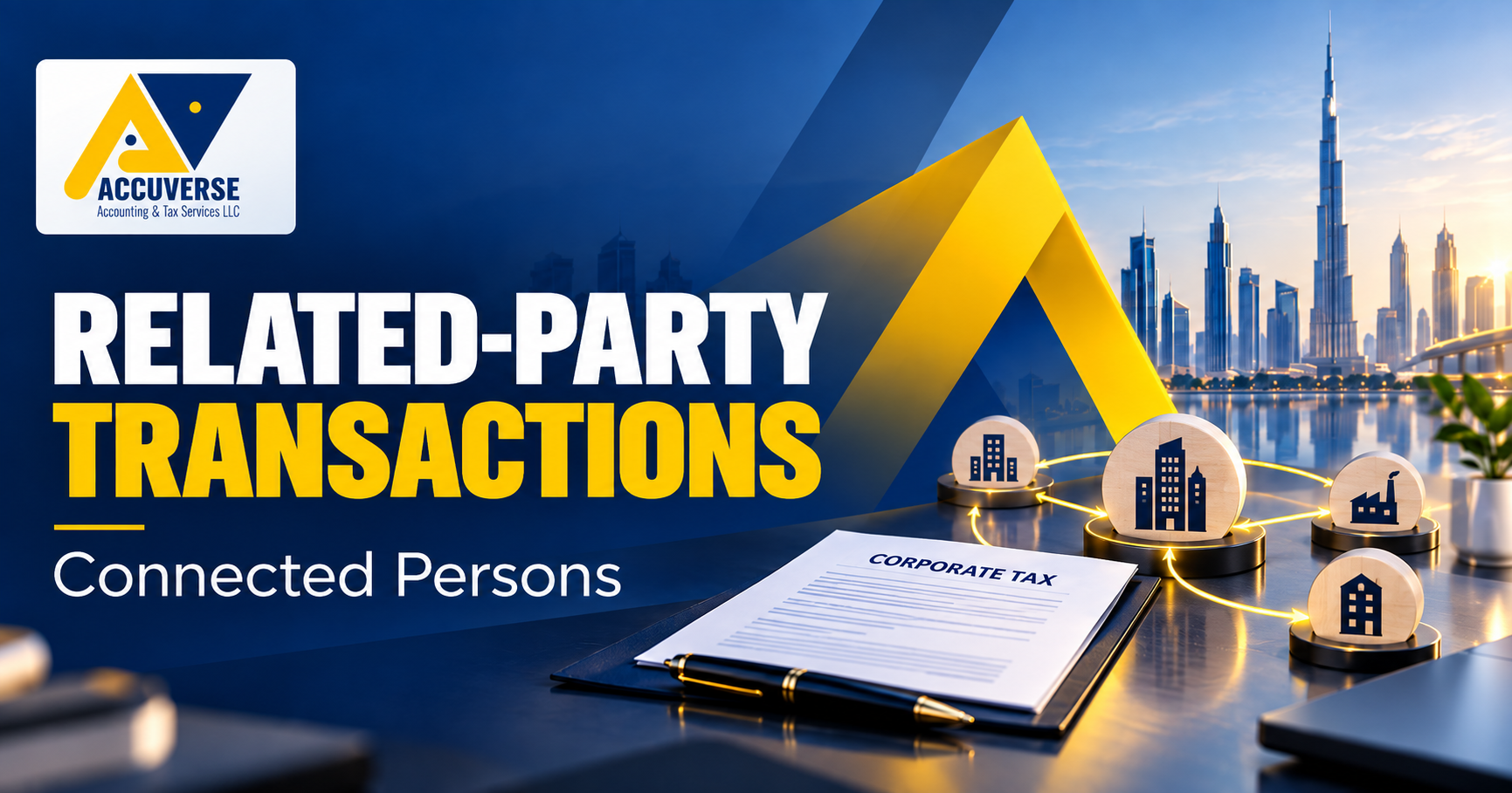 UAE finance manager reviewing related-party Corporate Tax transactions